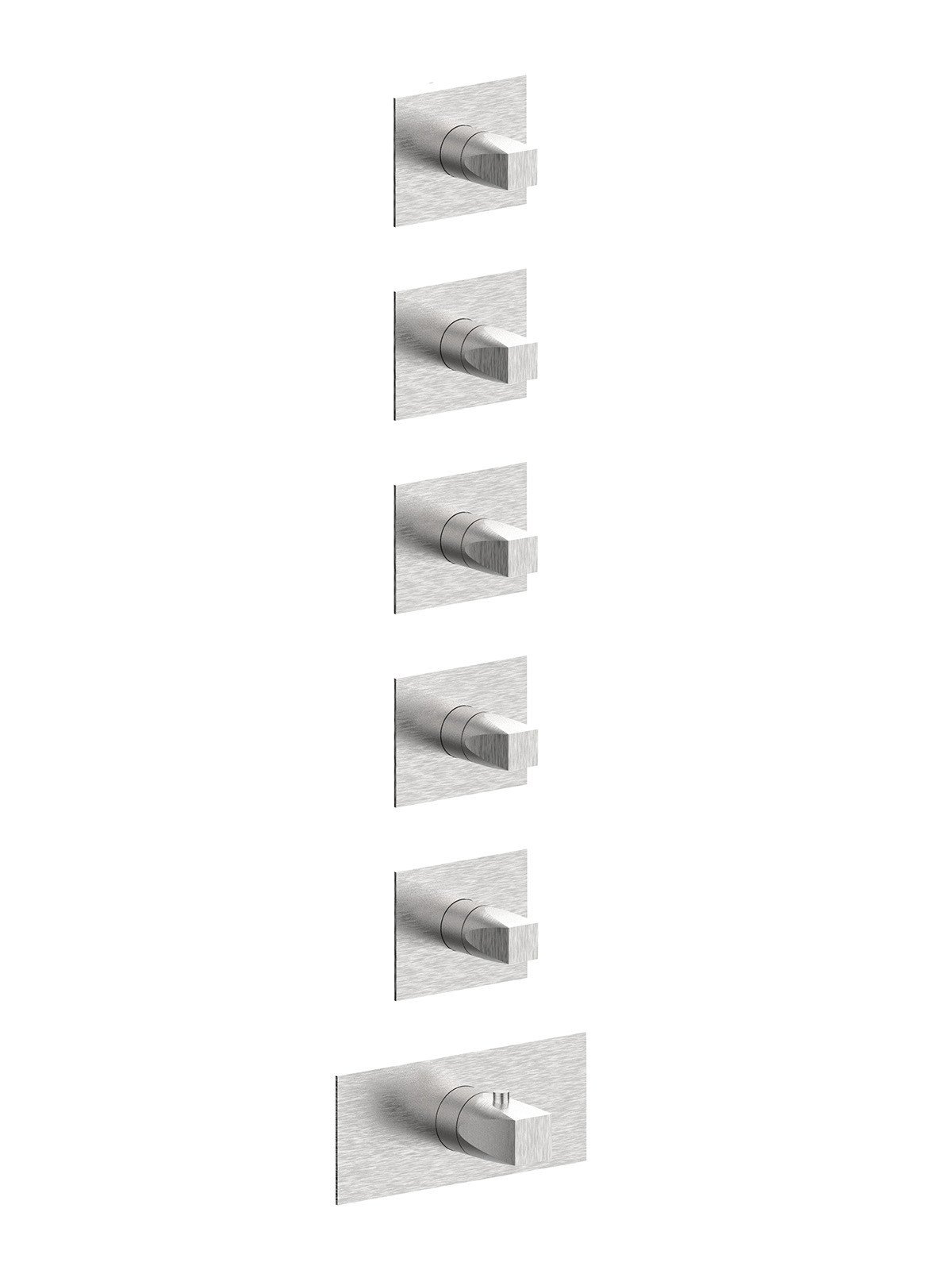 Endmontage UP- 5 Wege Thermostat Duschen Verteiler