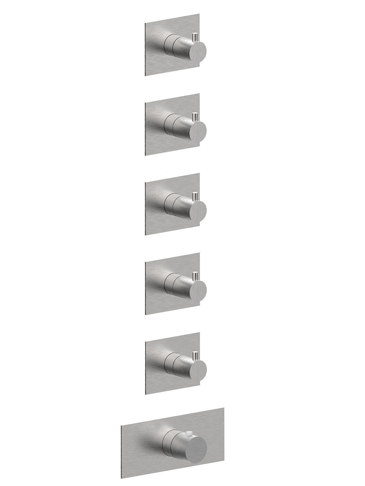 Endmontage UP- 5 Wege Thermostat Duschen Verteiler