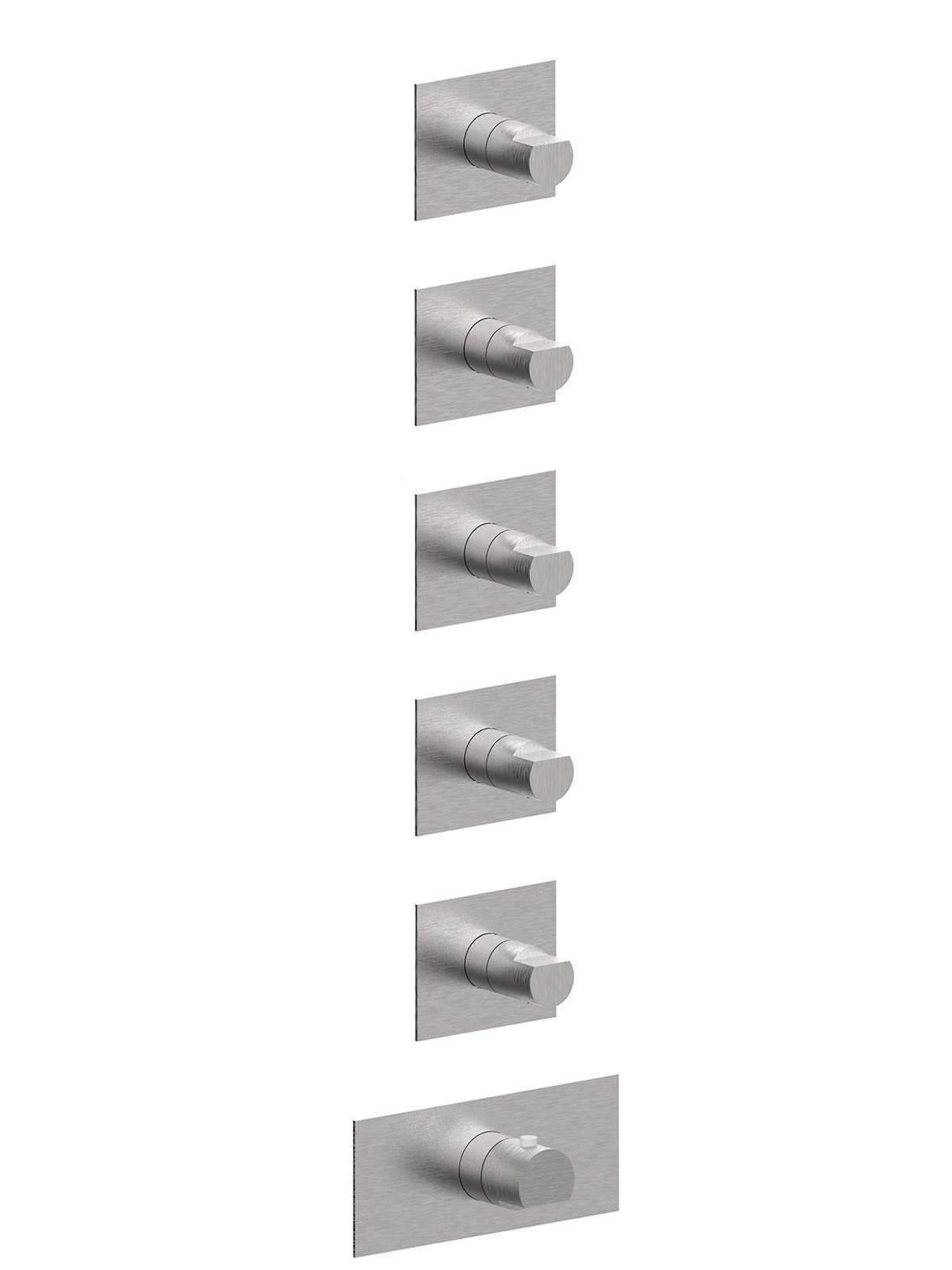 Endmontage UP- 5 Wege Thermostat Duschen Verteiler